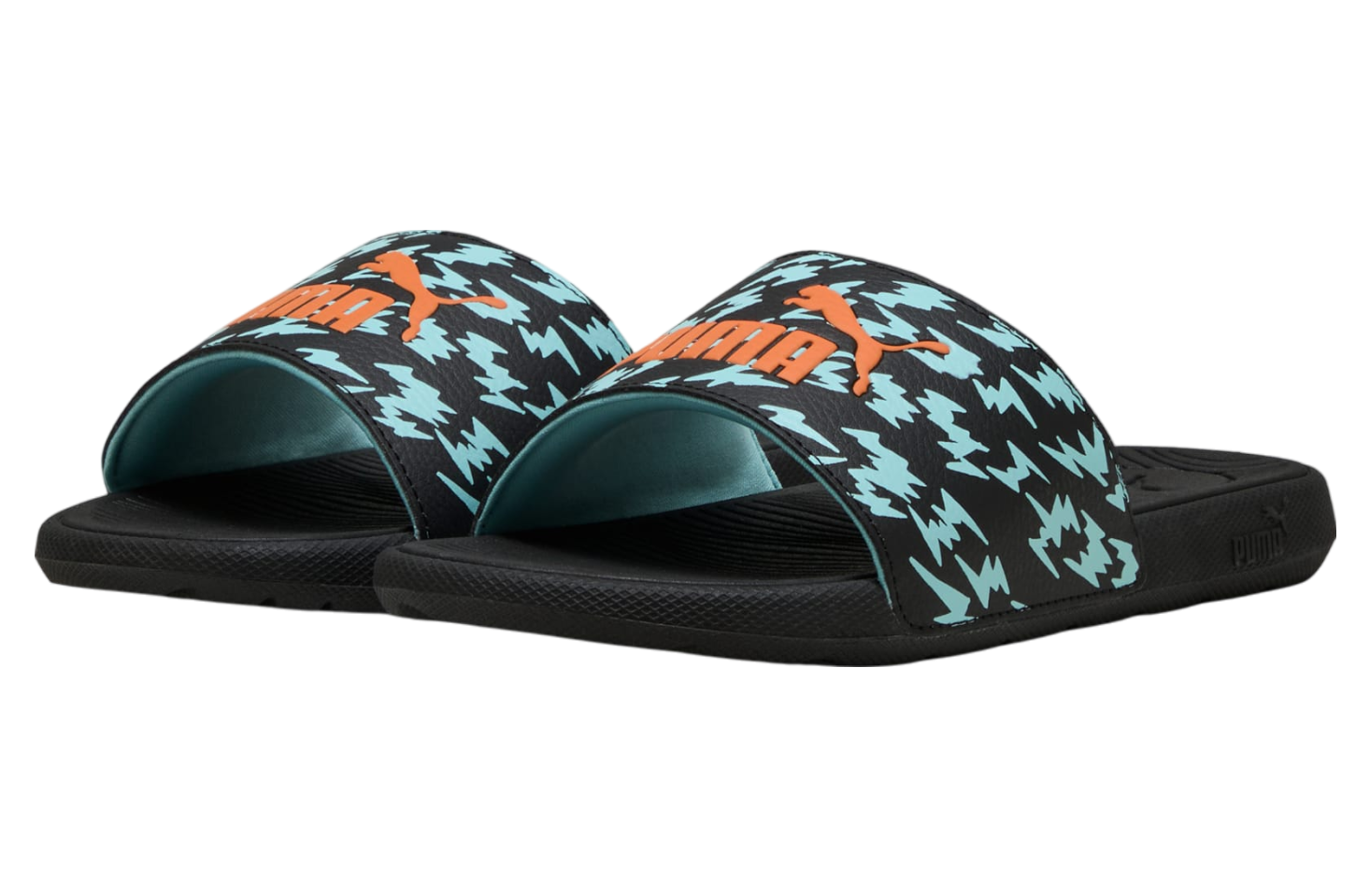 Puma Cool Cat Poised 2 Race GS Black / Orange Glo