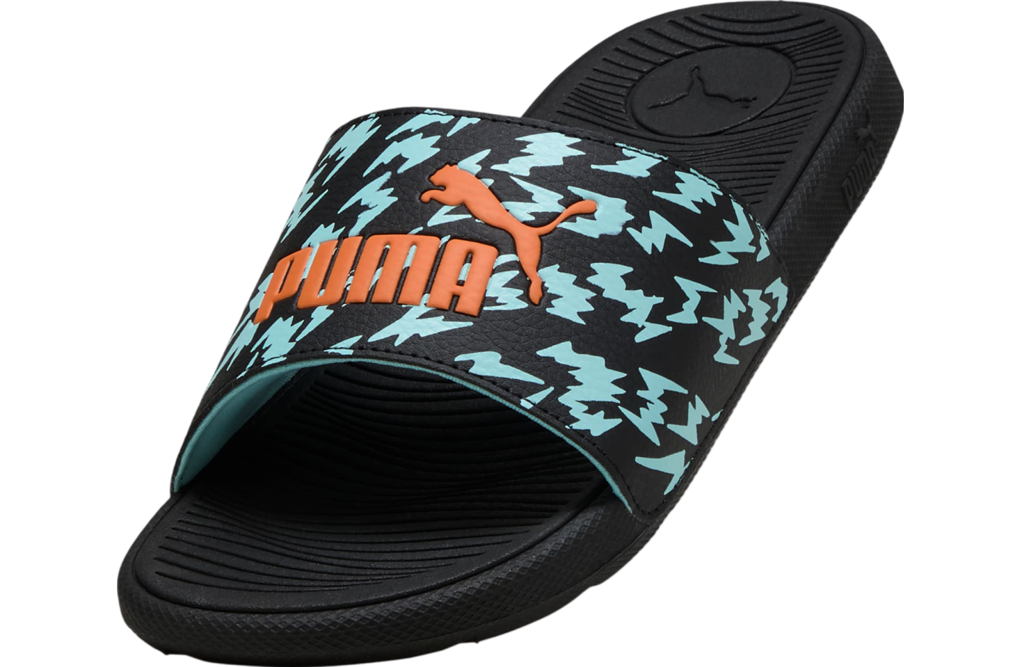 Puma Cool Cat Poised 2 Race GS Black / Orange Glo