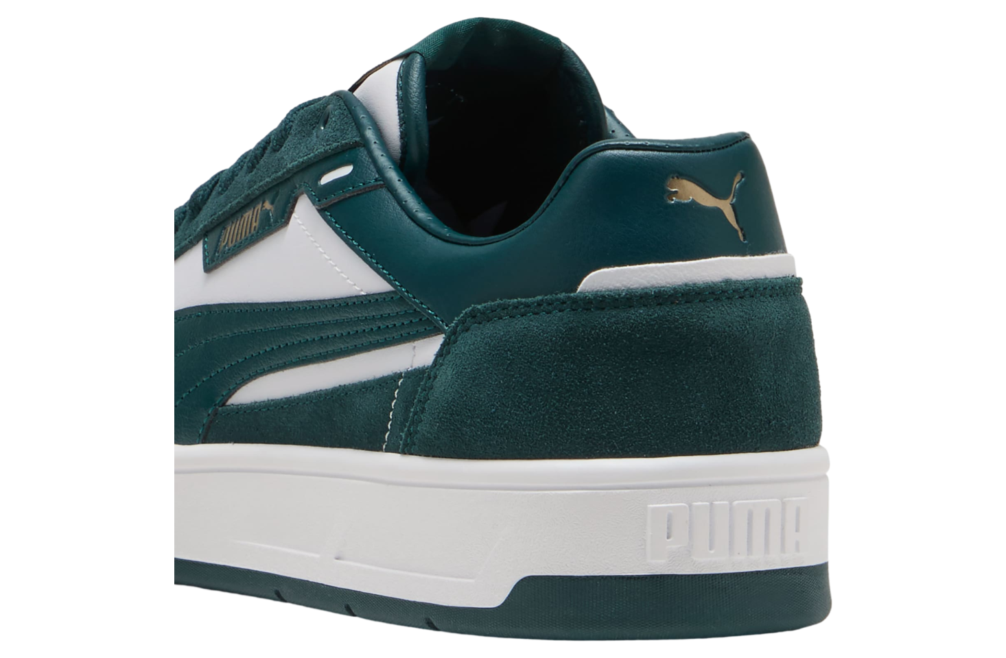 Puma Court Classic Street Suede White / Green Terrain