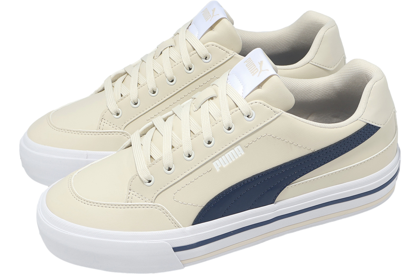 Puma Court Classic Vulc Fs Sl Ivory / Navy