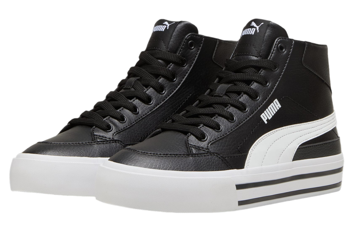 Puma Court Classic Vulc Mid Black / White