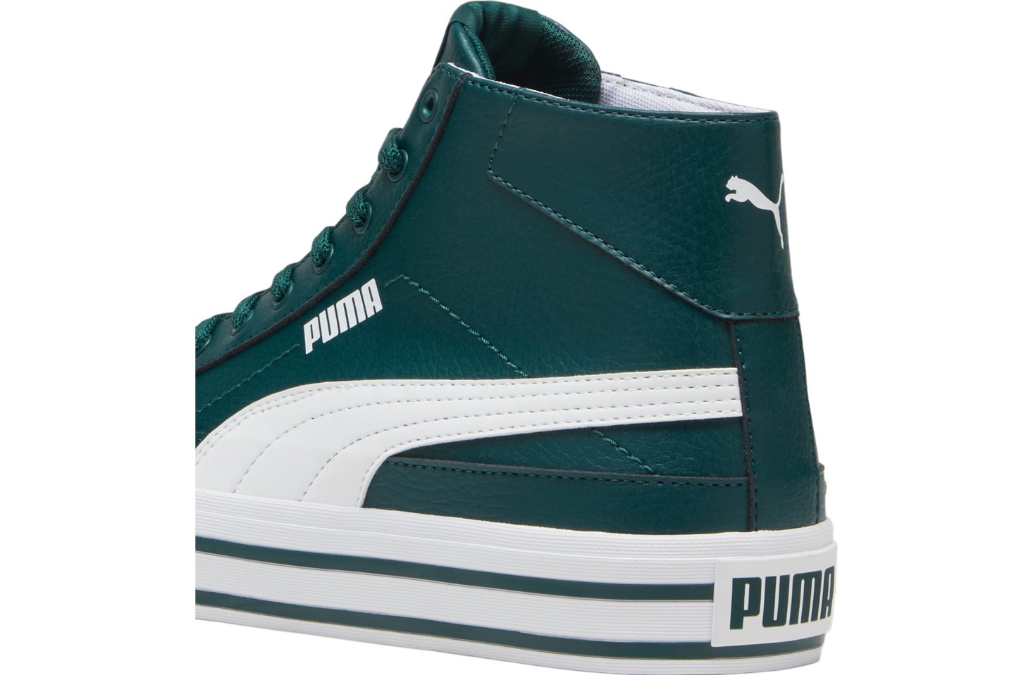 Puma Court Classic Vulc Mid Dark Myrtle / White