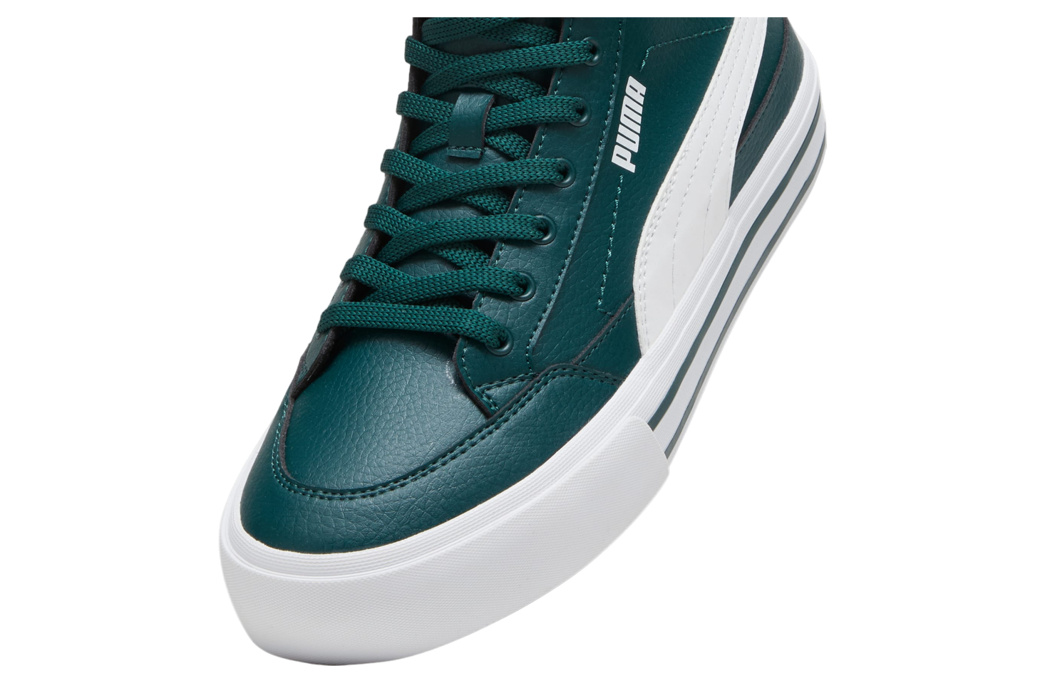 Puma Court Classic Vulc Mid Dark Myrtle / White