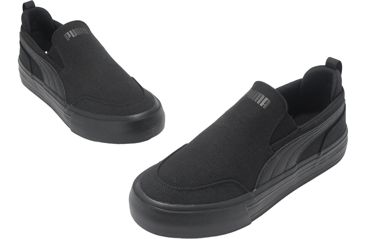 Puma Court Classic Vulc Slip On Black