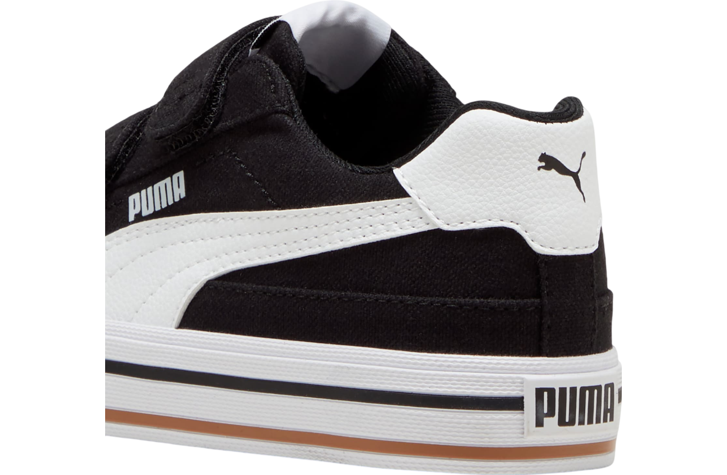 Puma Court Classic Vulcanized Formstrip Little Kids Black / White