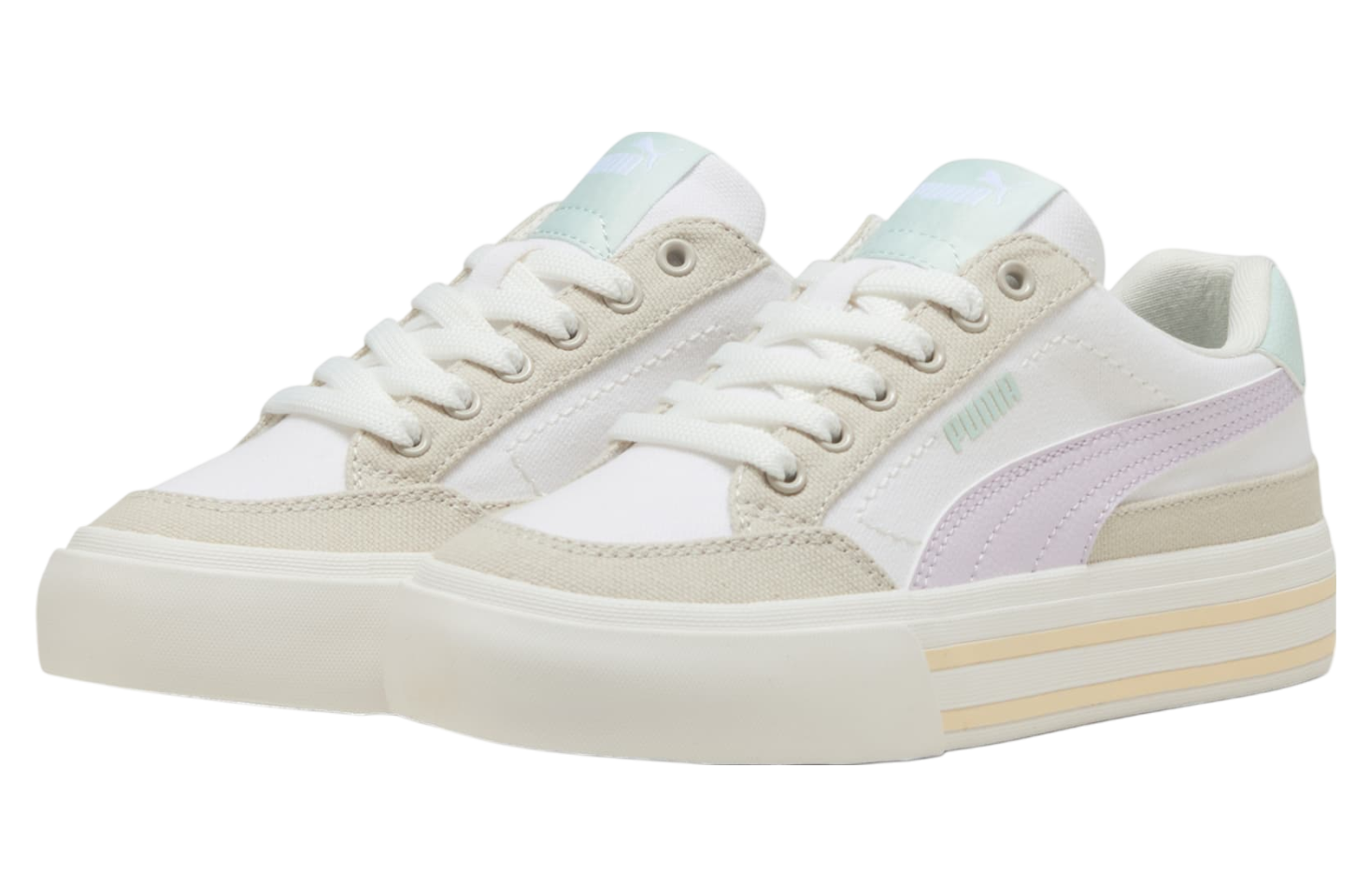 Puma Court Classic Vulcanized Formstrip White / Lilac Frost