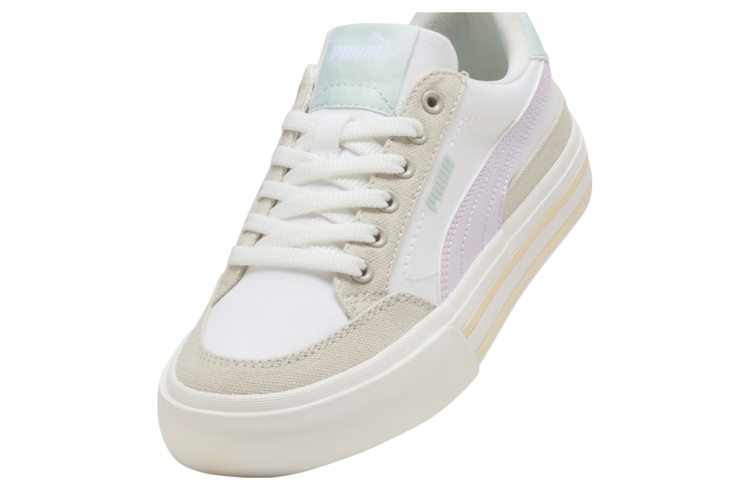 Puma Court Classic Vulcanized Formstrip White / Lilac Frost