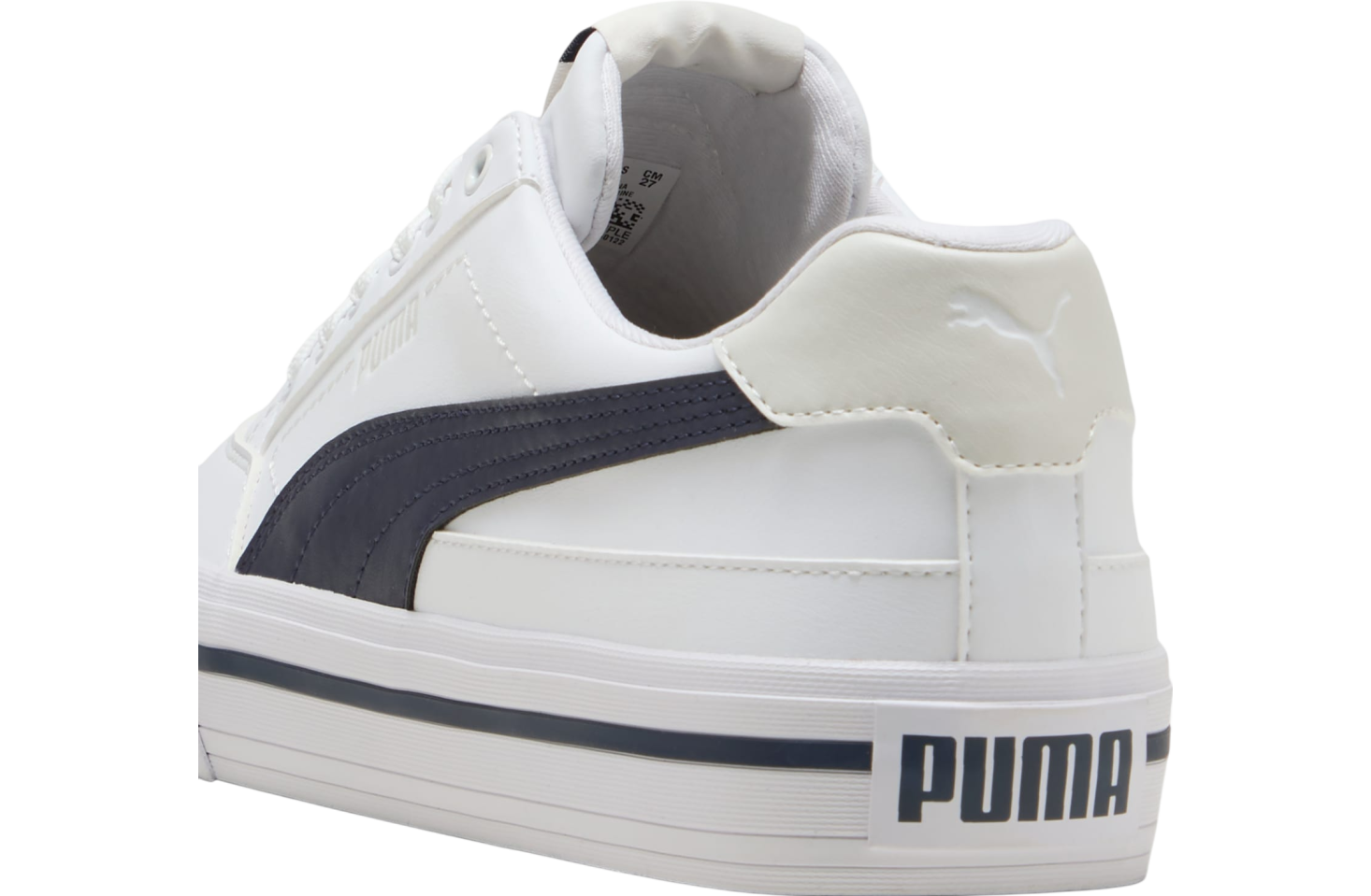 Puma Court Classic Vulcanized Formstrip White / New Navy