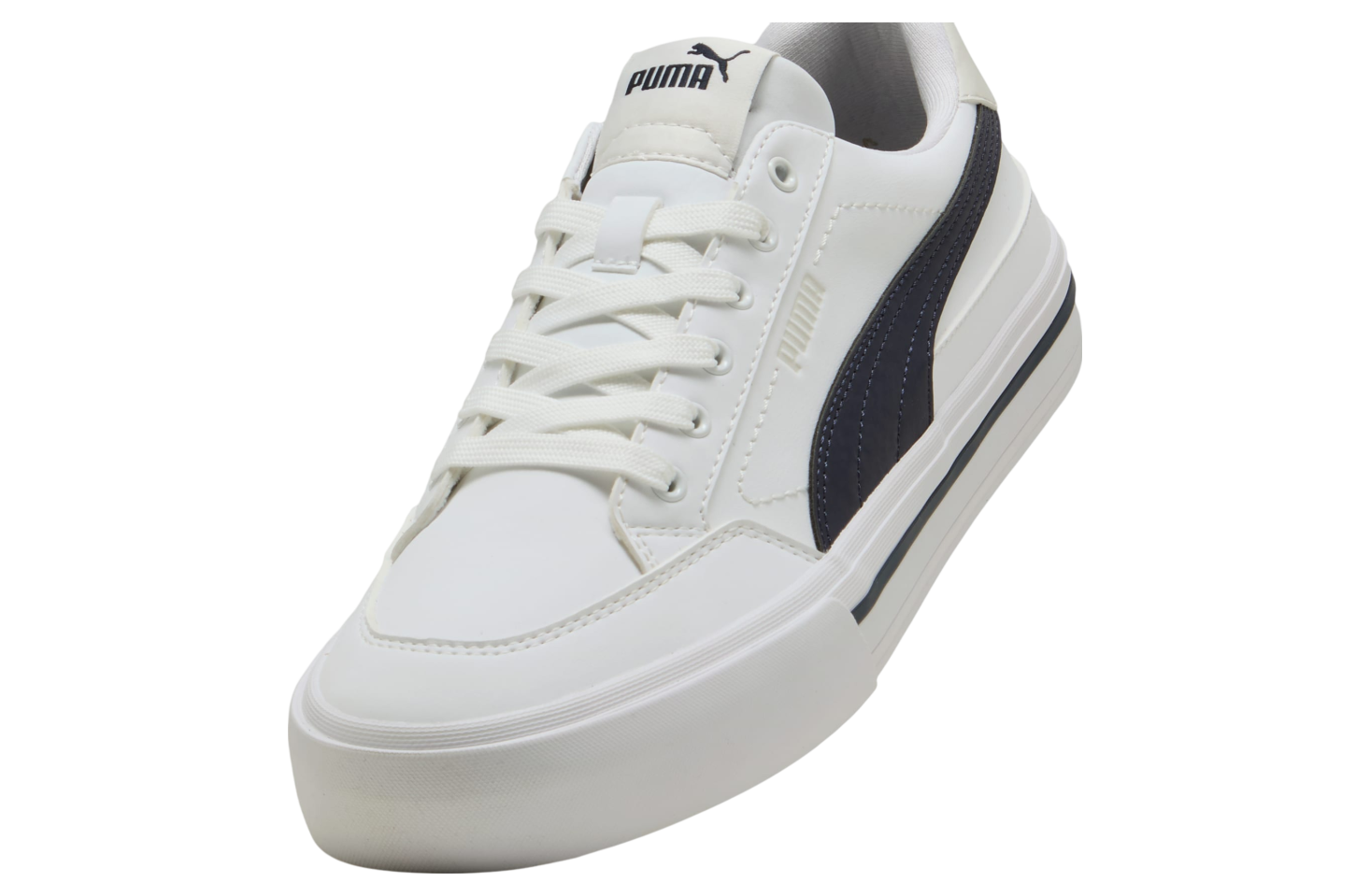 Puma Court Classic Vulcanized Formstrip White / New Navy