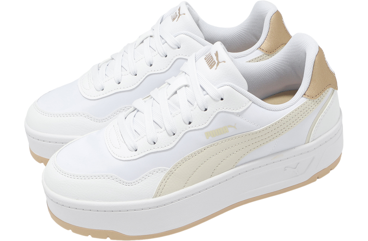 Puma Court Lally Skye Aqua Metal WMNS White / Beige