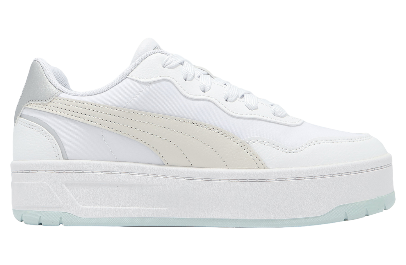 Puma Court Lally Skye Aqua Metal WMNS White / Green