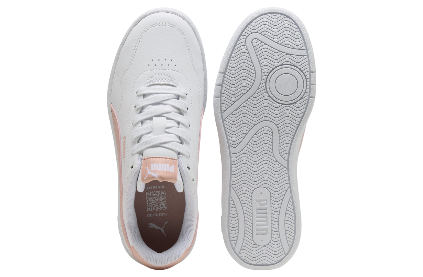 Puma Court Lally Wmns White / Rose Quartz