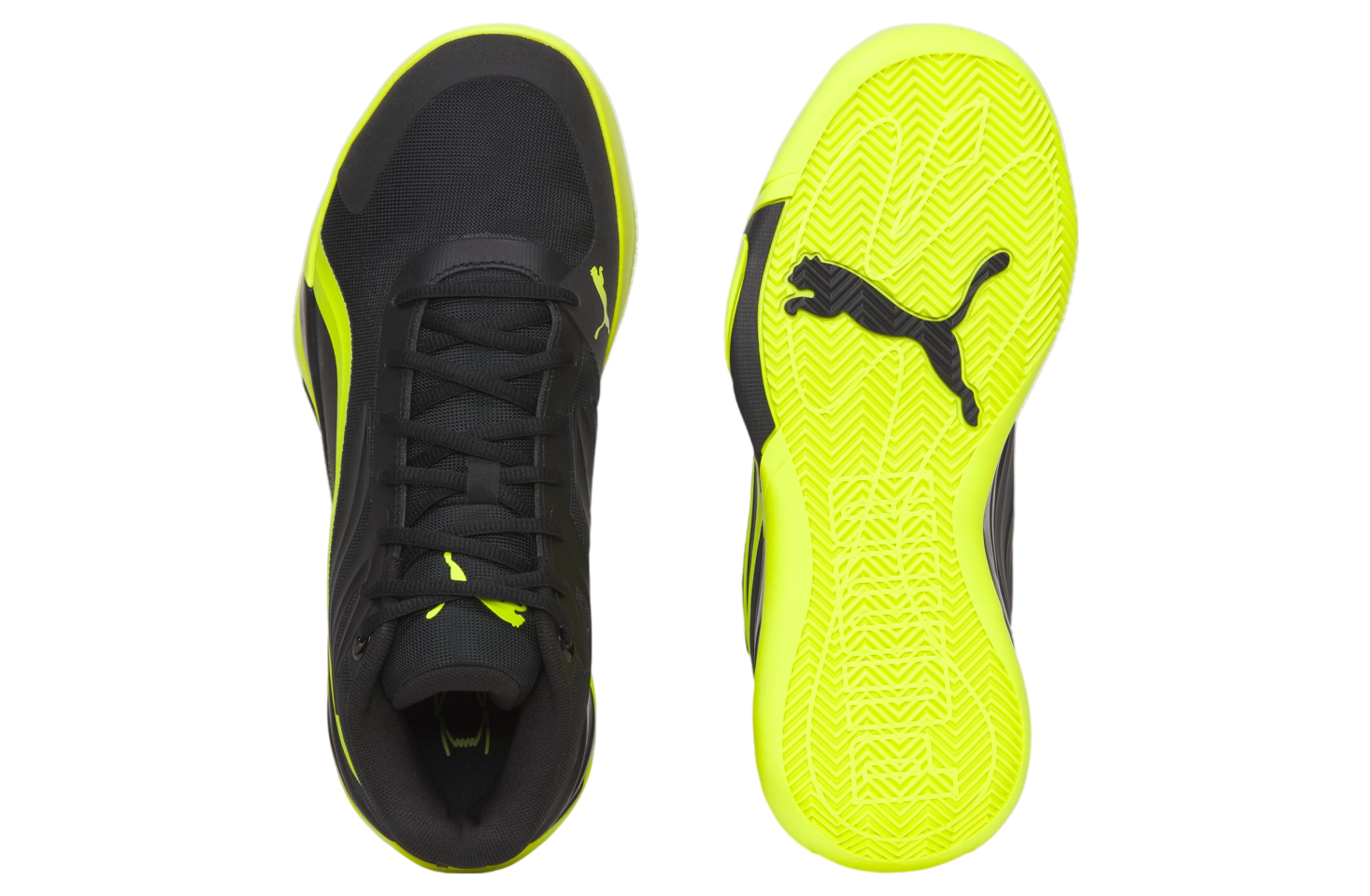 Puma Court Pro Black / Electric Lime