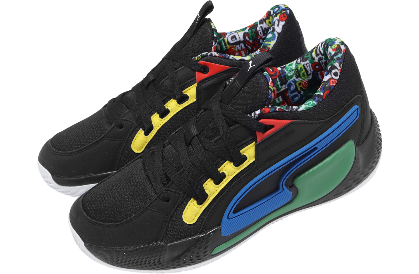 Puma Court Rider Chaos Trash Talk Black / Pele Yellow