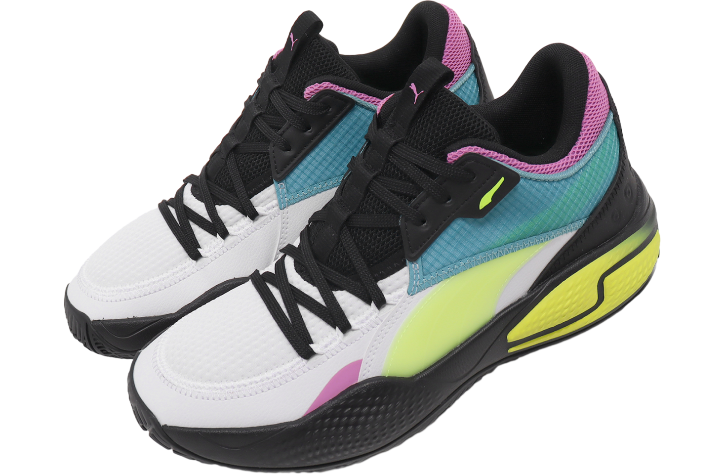 Puma Court Rider SWxP White / Yellow Alert