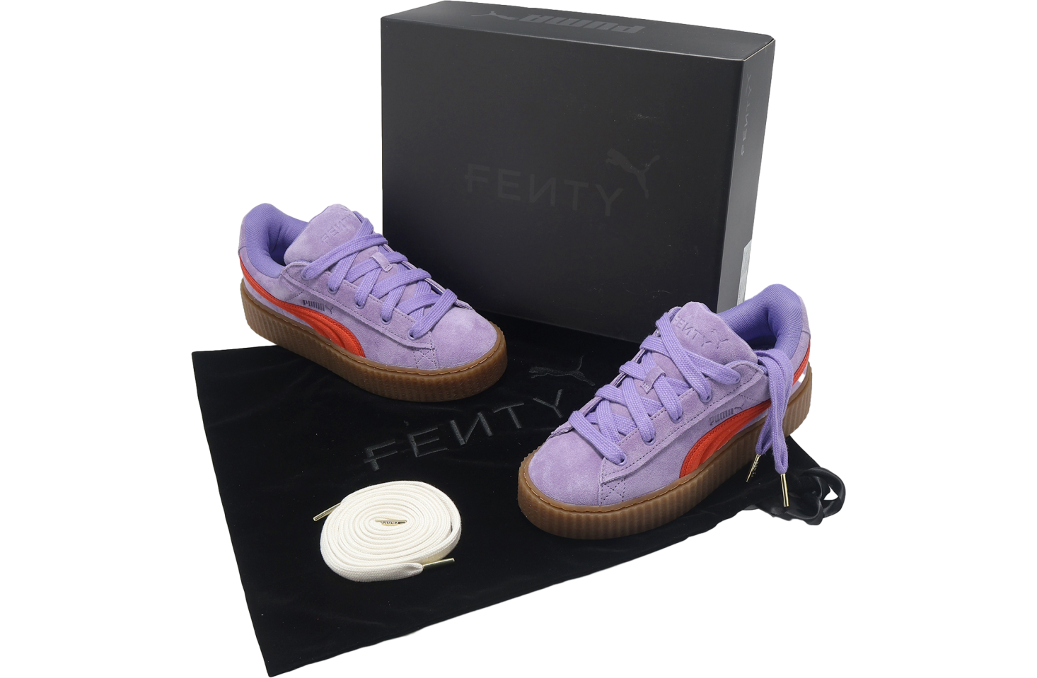 Puma Creeper Phatty Lavender Alert / Burnt Red
