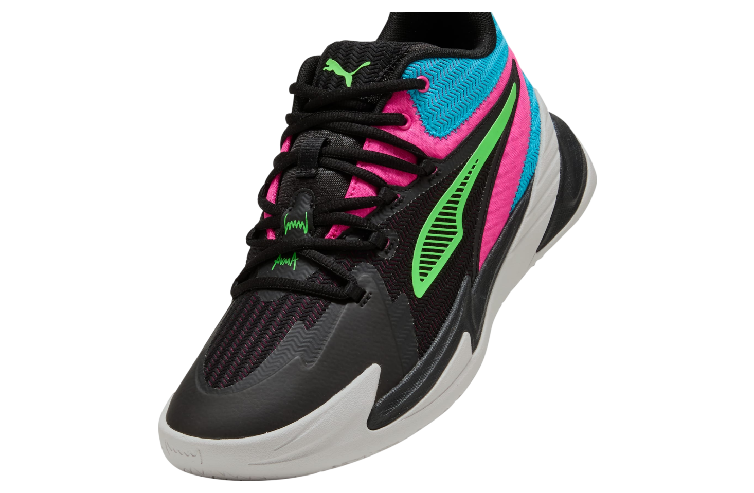 Puma Dagger Black / Fluro Pink Pes
