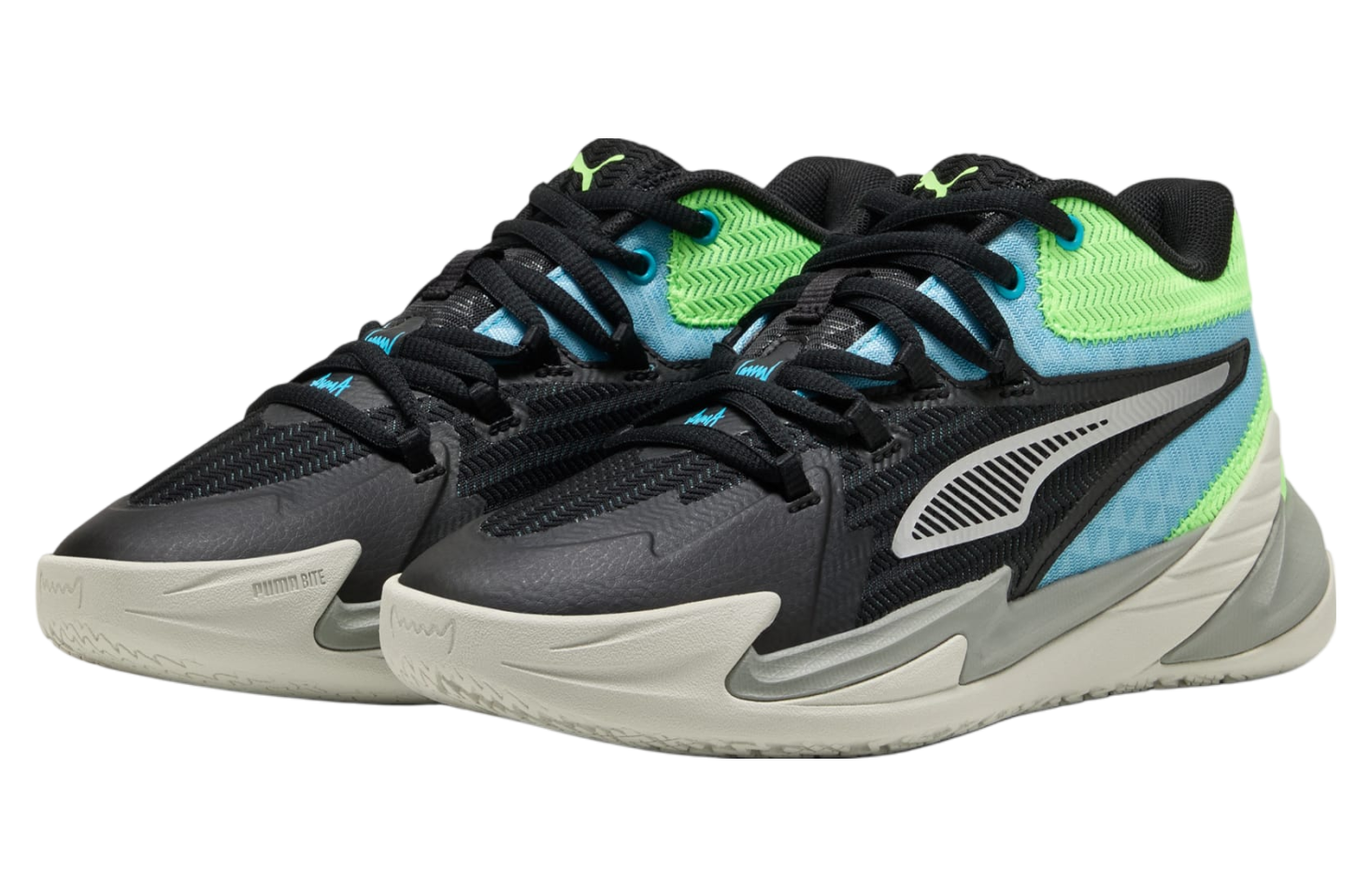 Puma Dagger GS Black / Bright Aqua