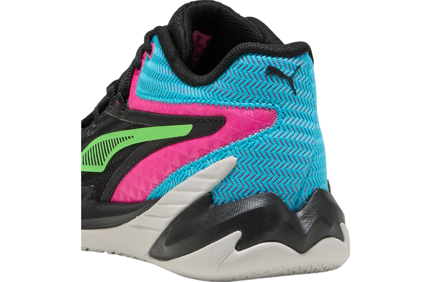 Puma Dagger GS Black / Fluro Pink Pes