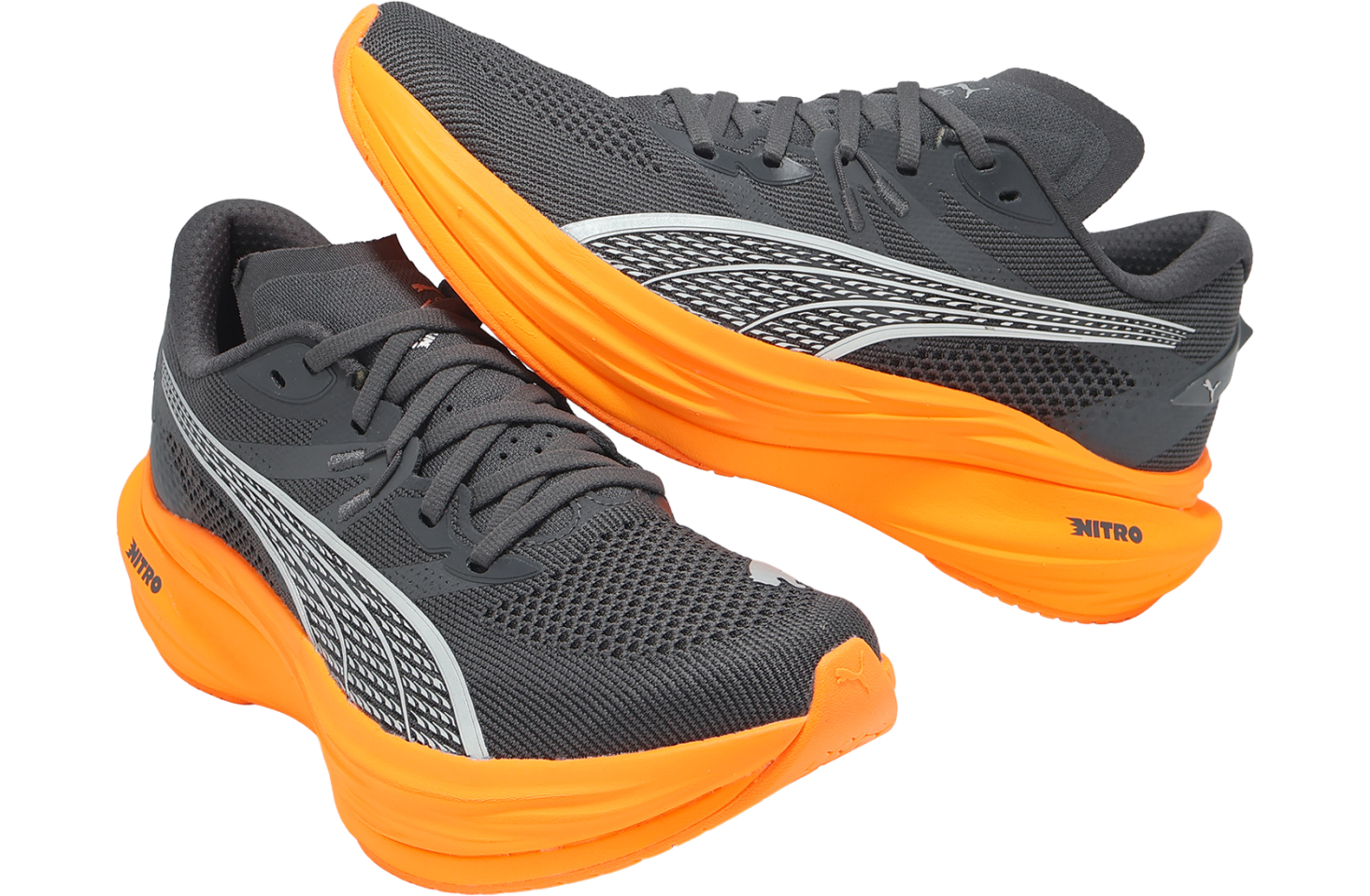 Puma Deviate Nitro 3 Dusky Gray / Heat Fire