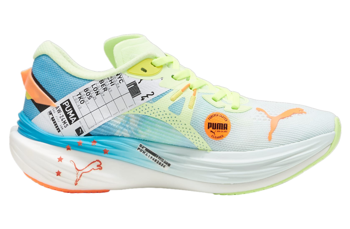 Puma Deviate Nitro 3 Marathon Series Nitro Blue / Fizzy Apple