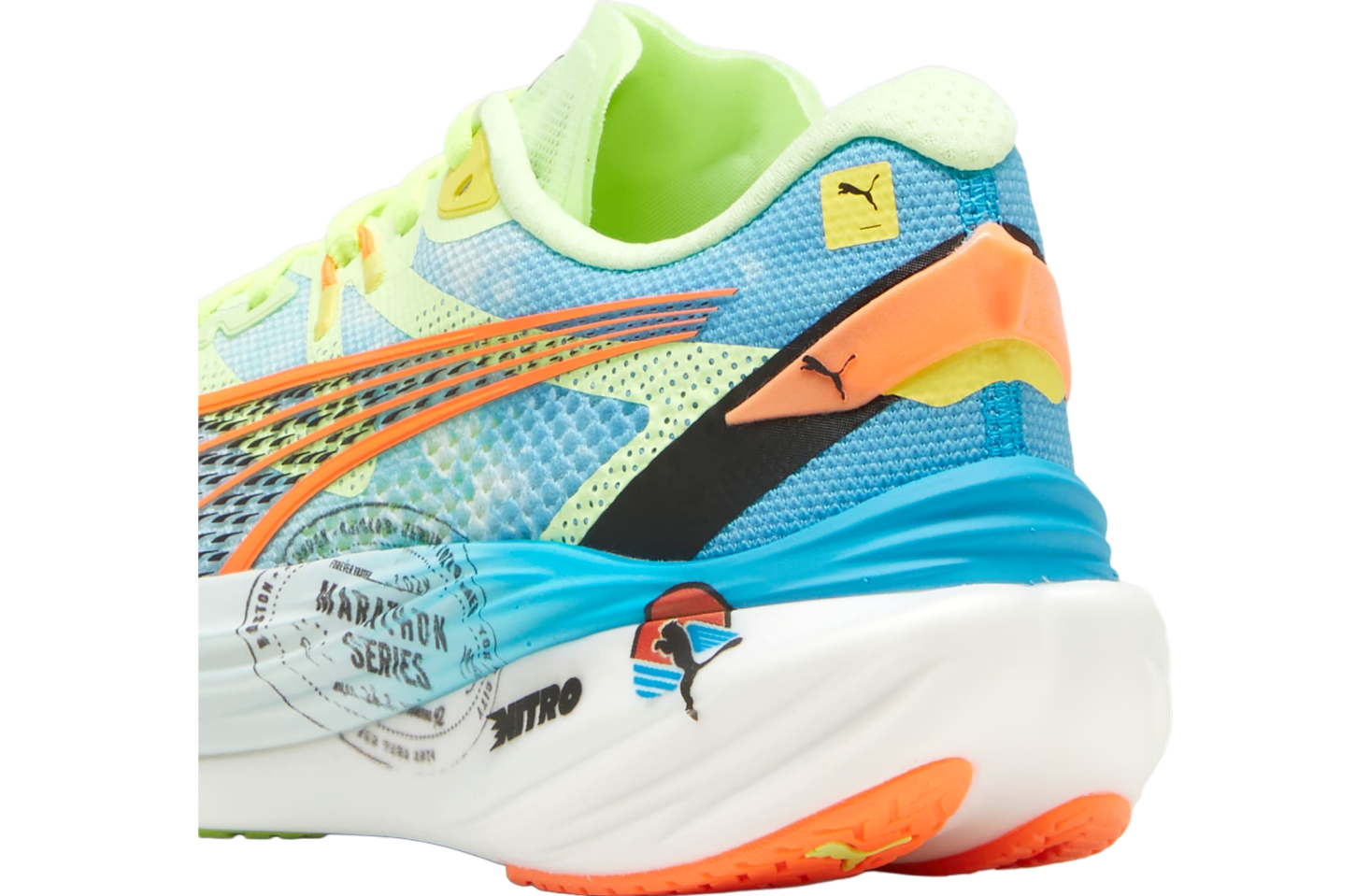 Puma Deviate Nitro 3 Marathon Series WMNS Nitro Blue / Fizzy Apple