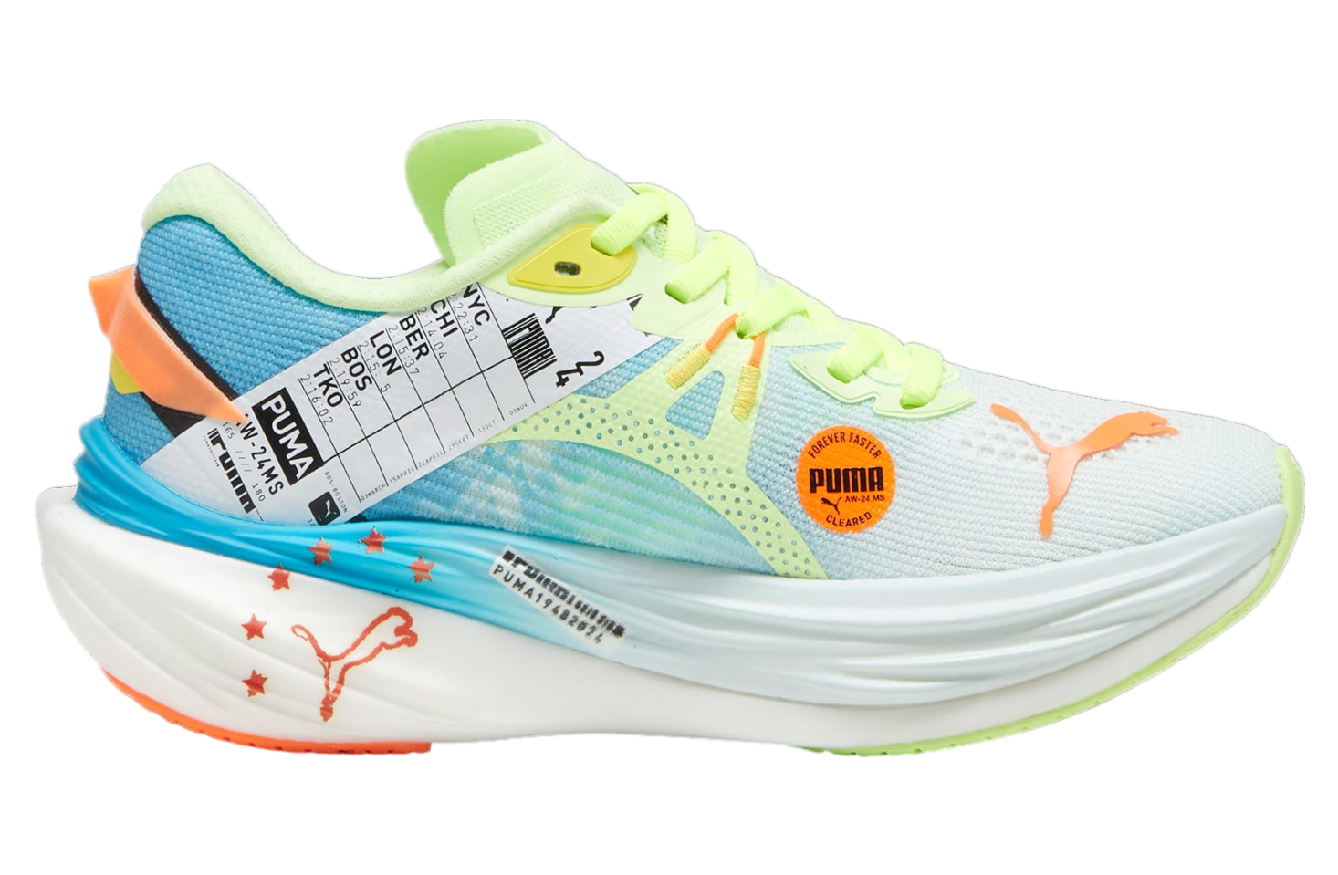 Puma Deviate Nitro 3 Marathon Series WMNS Nitro Blue / Fizzy Apple