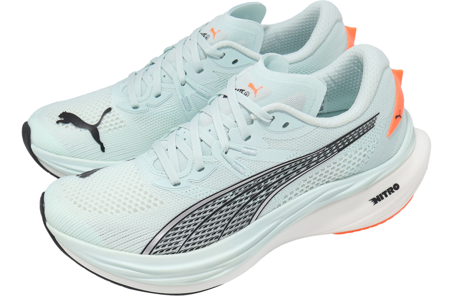 Puma Deviate Nitro 3 Peaceful Blue / Glowing Red