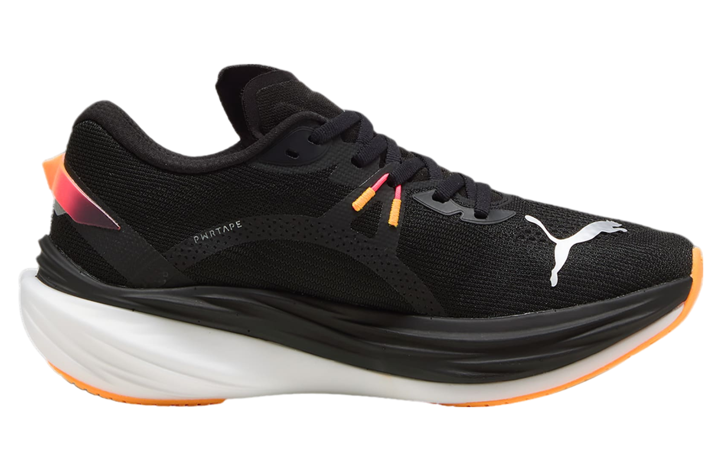 Puma Deviate Nitro 3 Wide Black / Sunset Glow