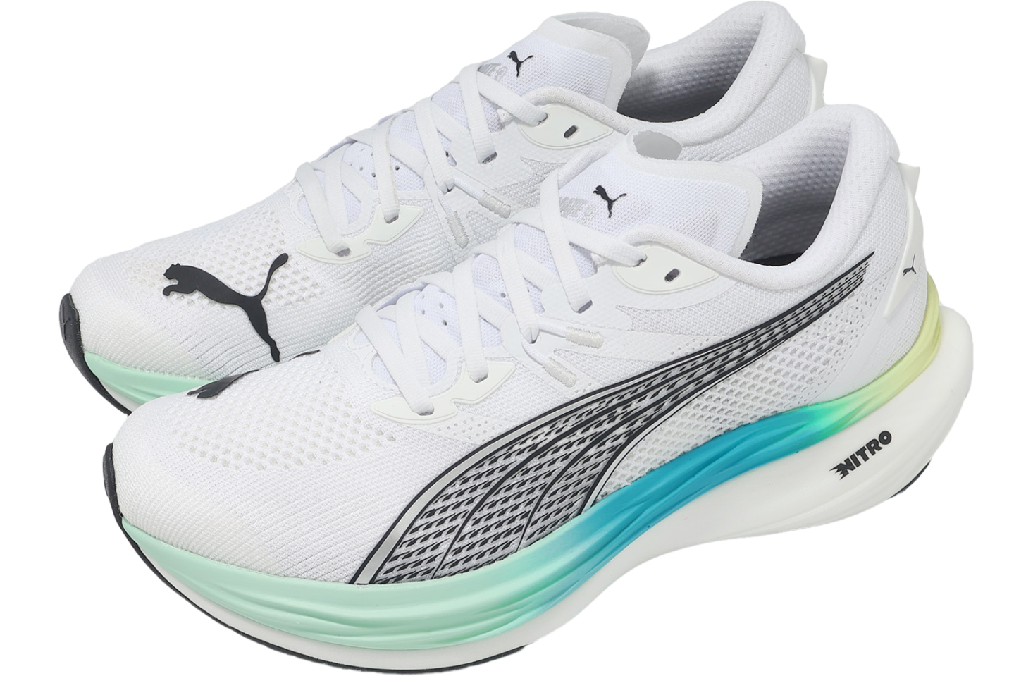 Puma Deviate Nitro 3 Wide White / Black
