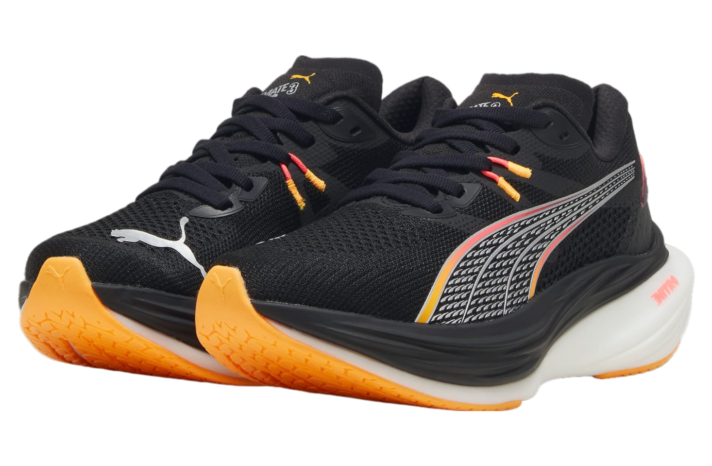 Puma Deviate Nitro 3 Wide WMNS Black / Sunset Glow