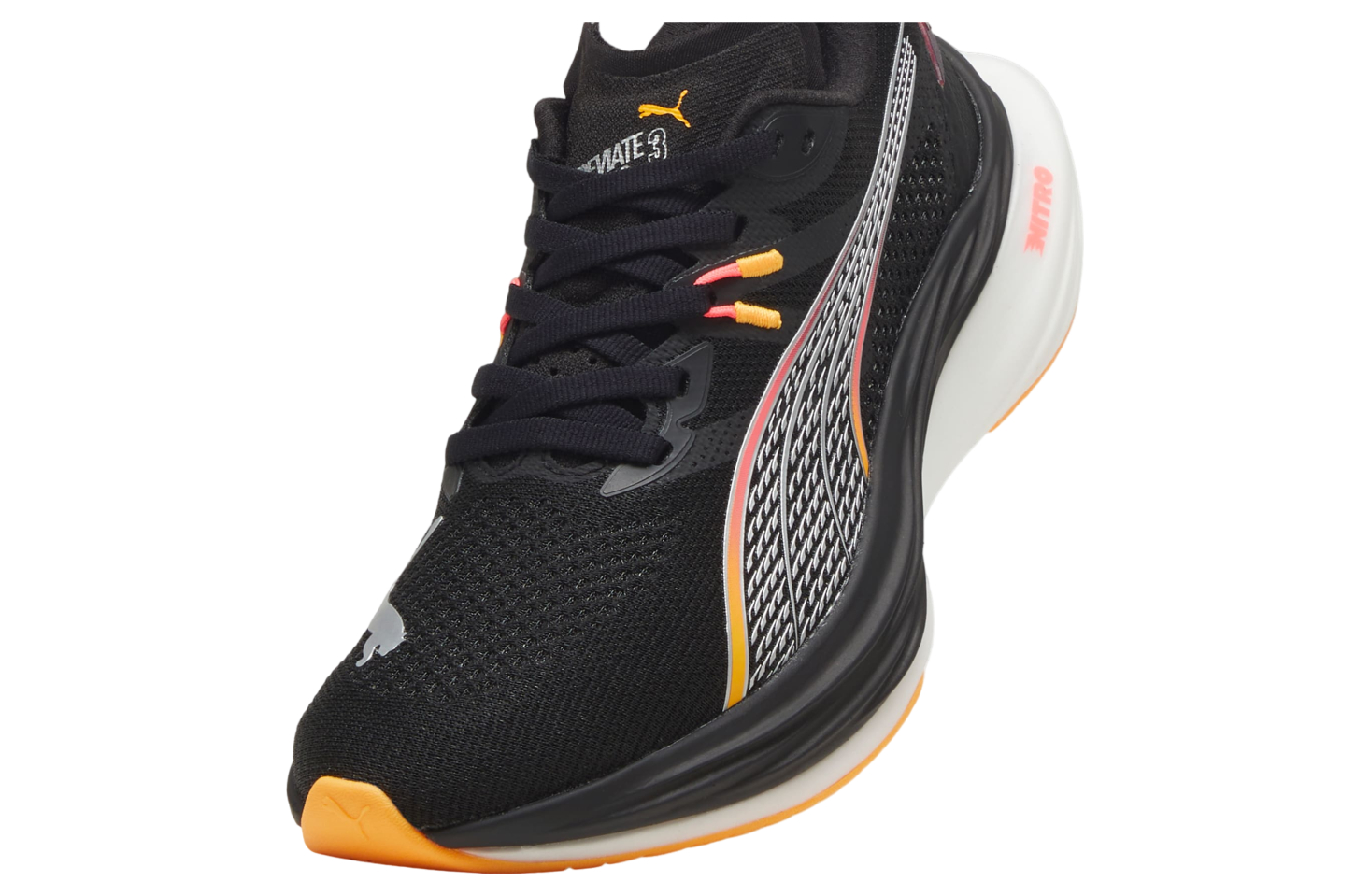 Puma Deviate Nitro 3 Wide WMNS Black / Sunset Glow