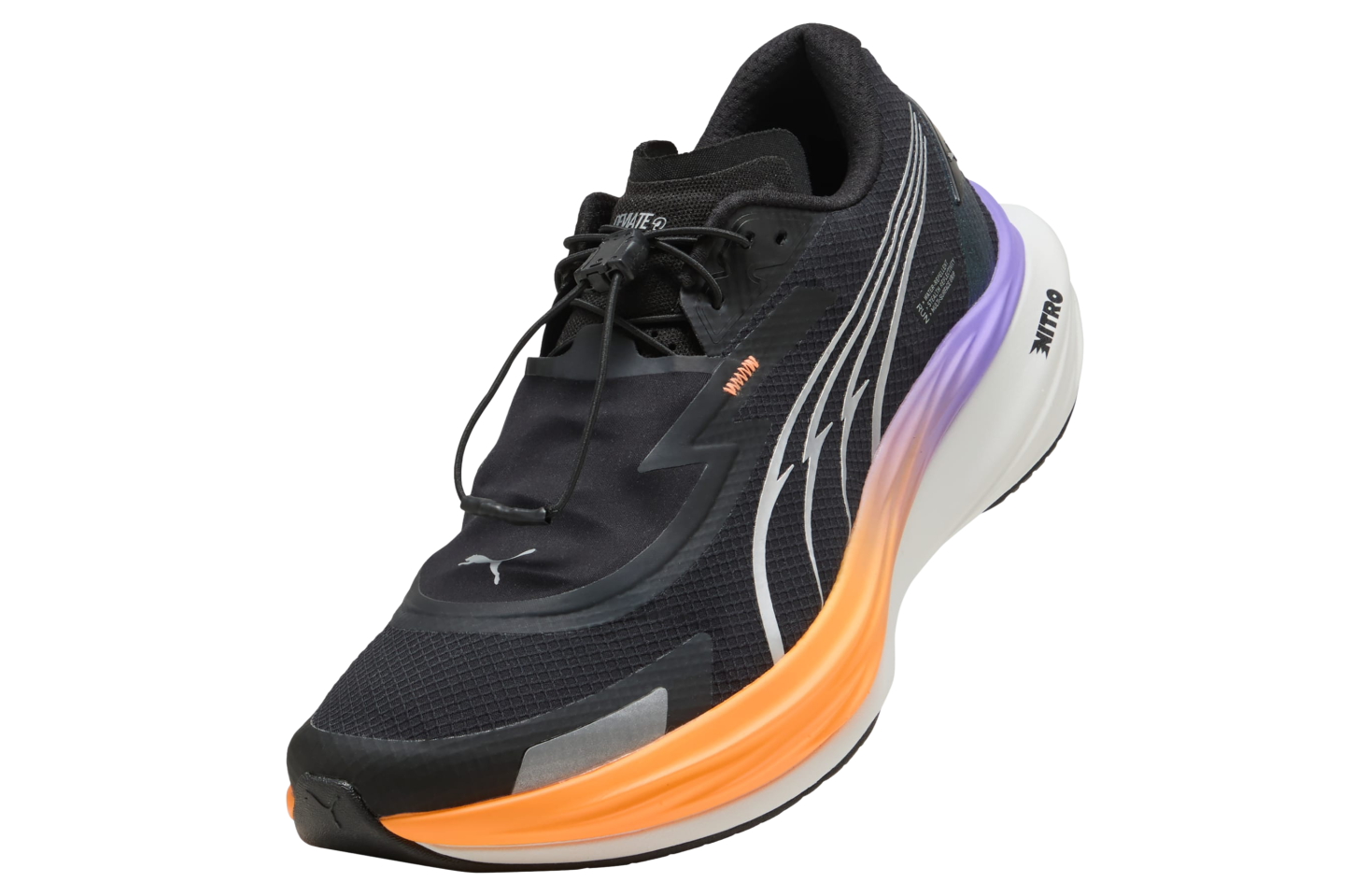 Puma Deviate Nitro 3 Winterized Black / Heat Fire