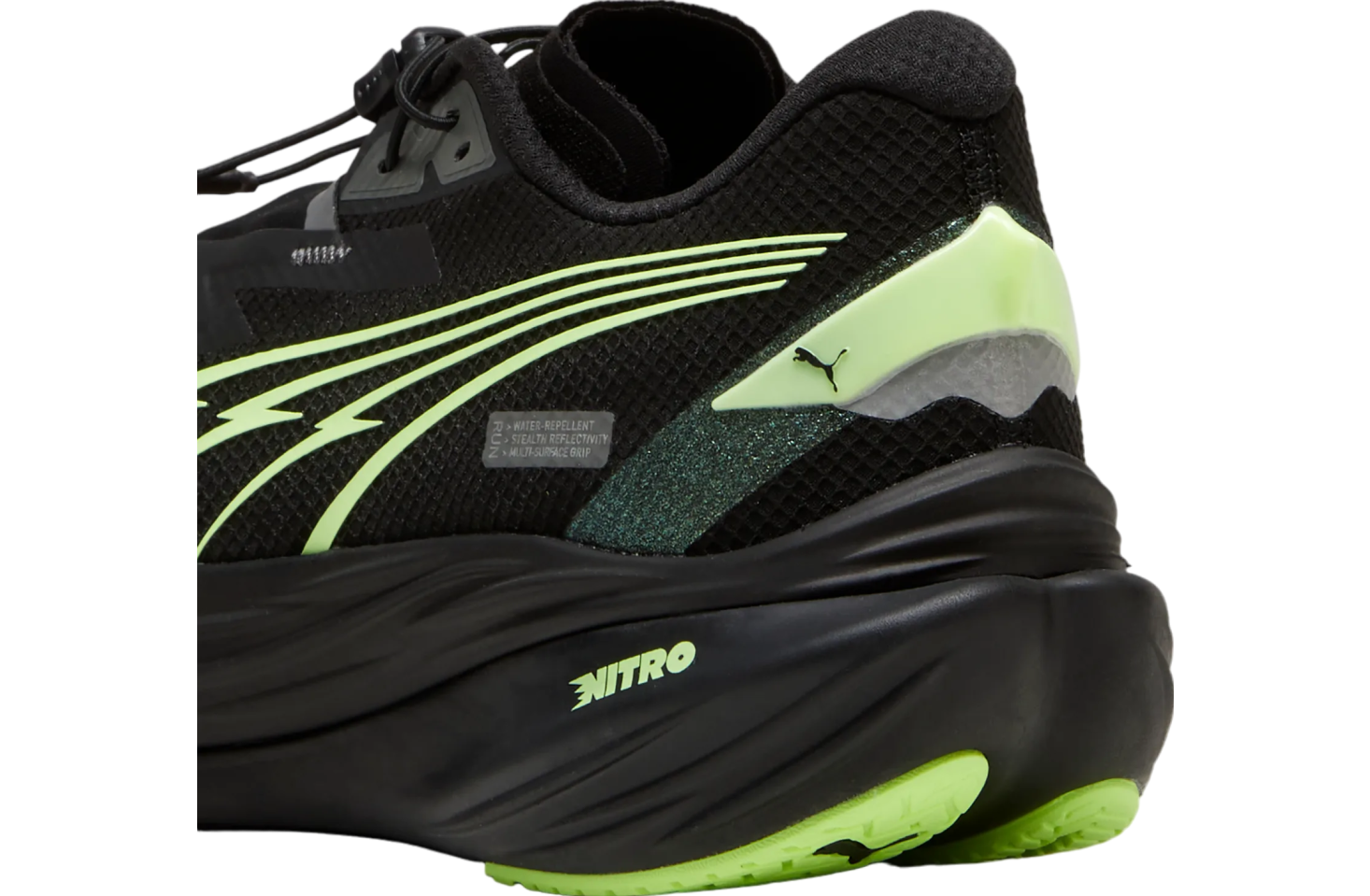 Puma Deviate Nitro 3 Wtr+ Black / Galactic Gray