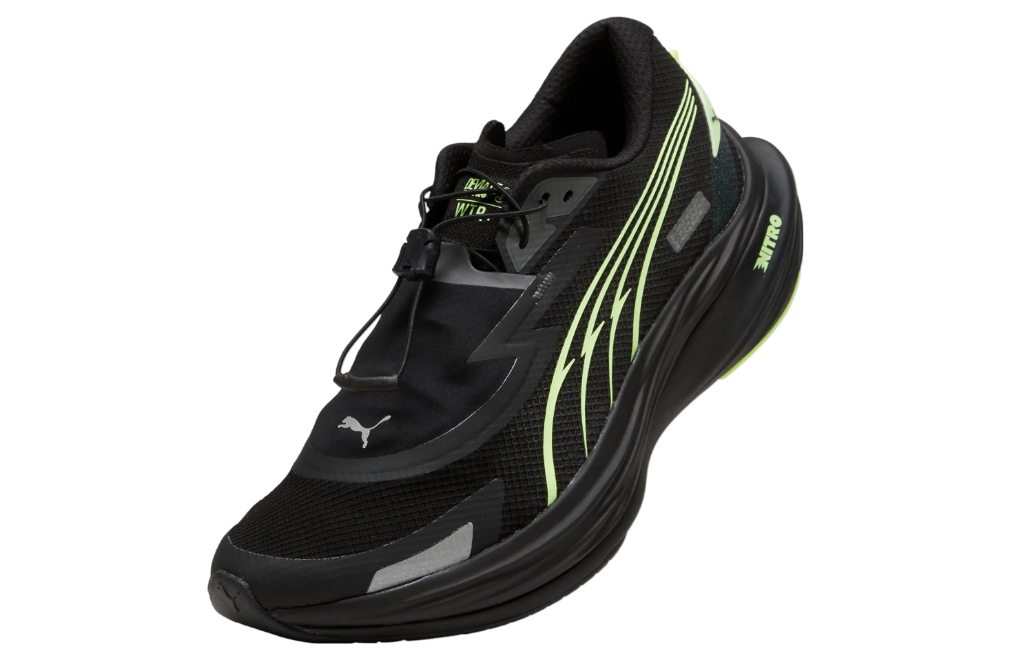 Puma Deviate Nitro 3 Wtr+ Black / Galactic Gray