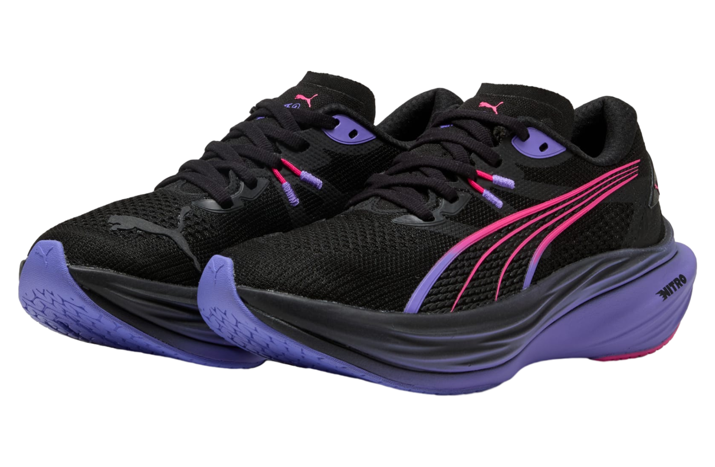 Puma Deviate Nitro Digitokyo Wmns Black / Fluro Pink Pes