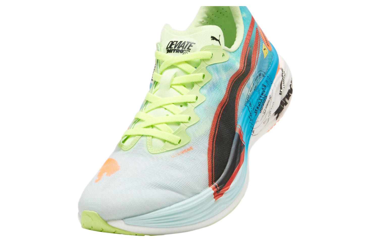 Puma Deviate Nitro Elite 3 Marathon Series Nitro Blue / Fizzy Apple