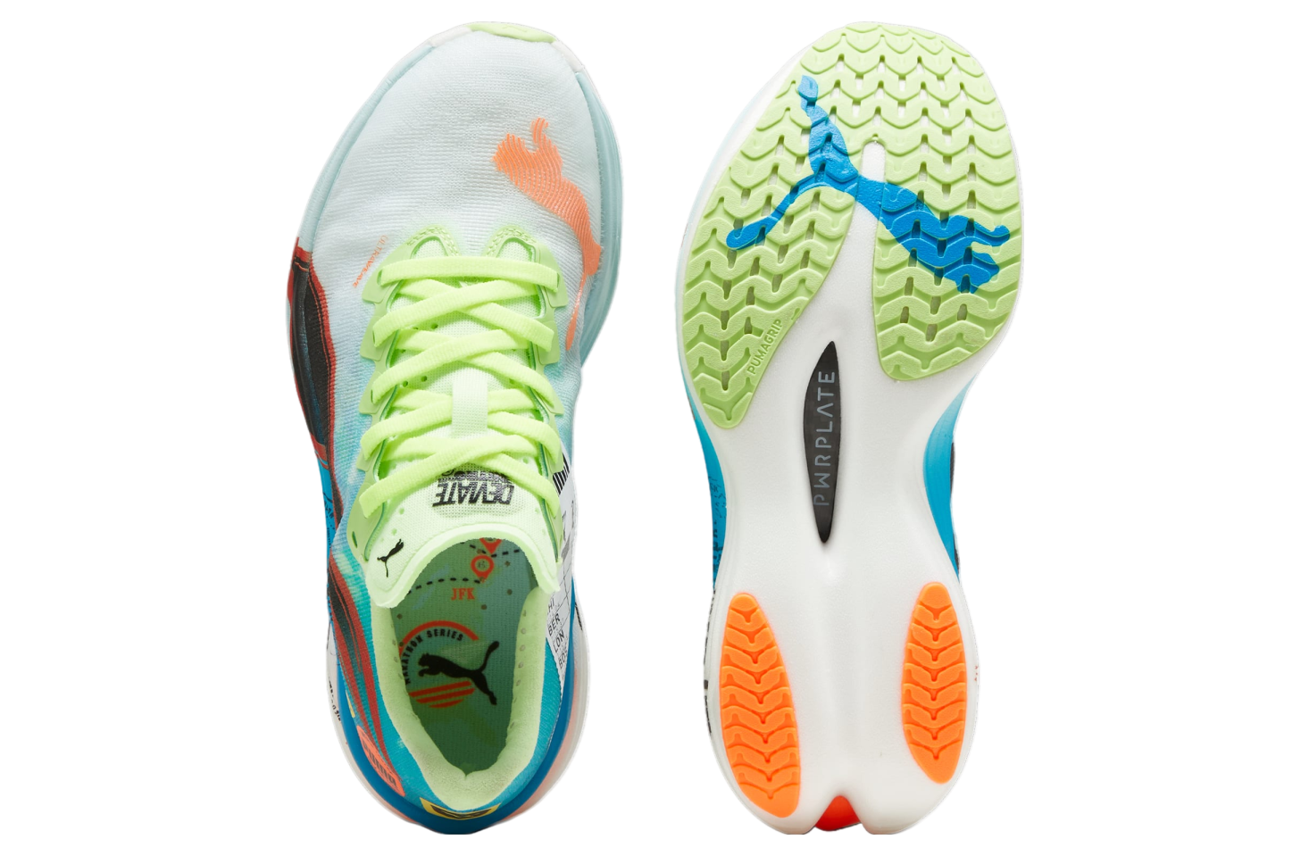 Puma Deviate Nitro Elite 3 Marathon Series WMNS Nitro Blue / Fizzy Apple