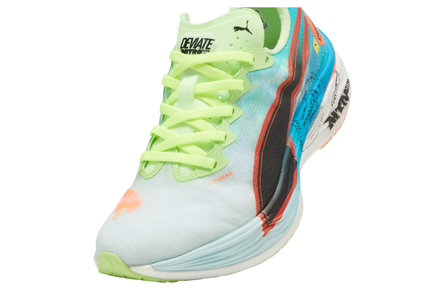 Puma Deviate Nitro Elite 3 Marathon Series WMNS Nitro Blue / Fizzy Apple