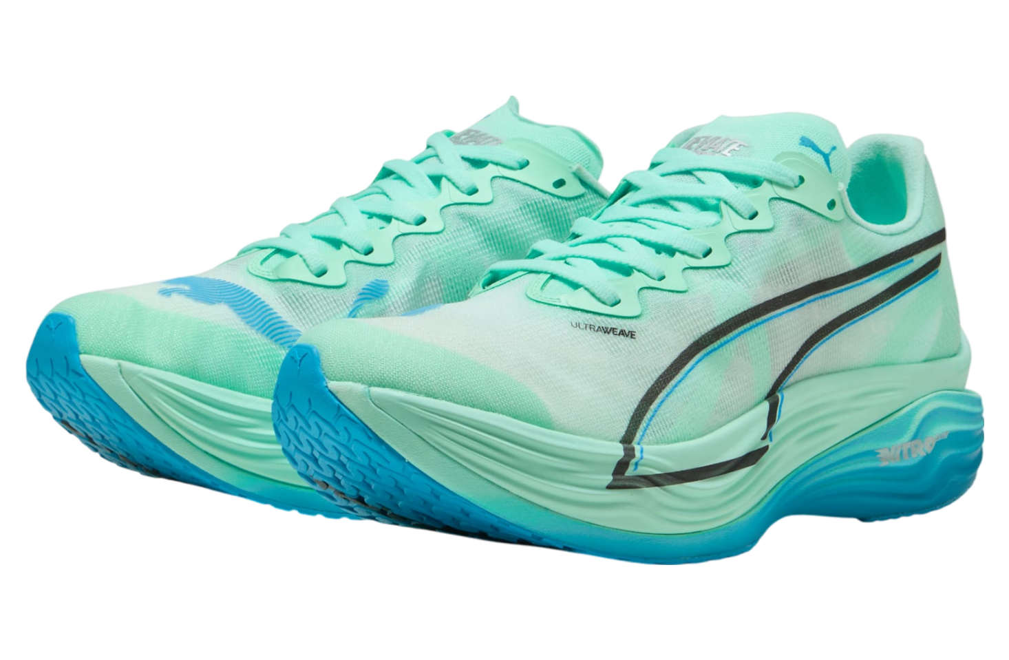 ★ PUMA★ Diviate Nitro 3 Mint Speed Blue 30970722 309707-2 Puma-Deviate-Nitro-Elite-3-