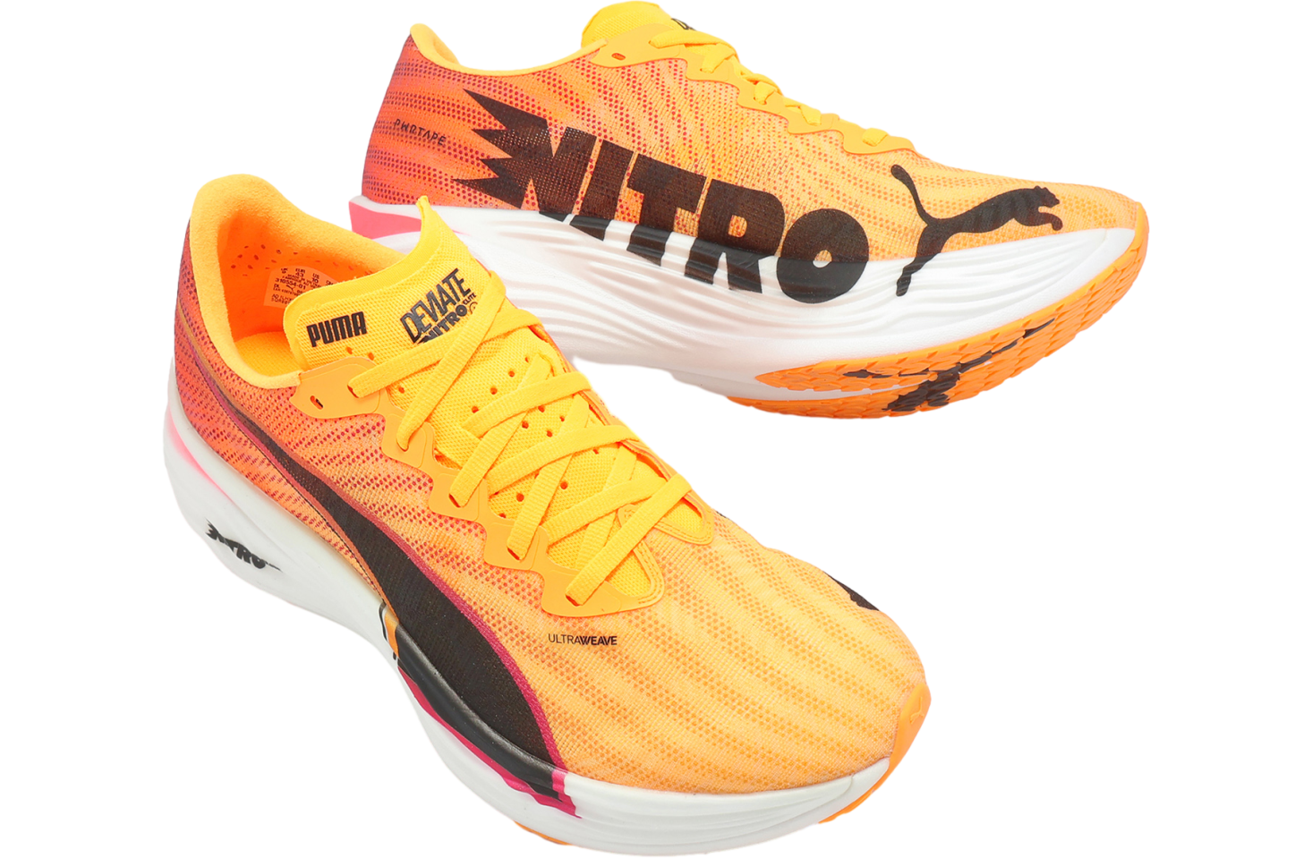 スニーカー Puma Deviate Nitro Elite 3 Fire Sun Stream Sunset Glow PUMA Running Shoe Deviate Nitro Elite 3 Fire - Sun Stream