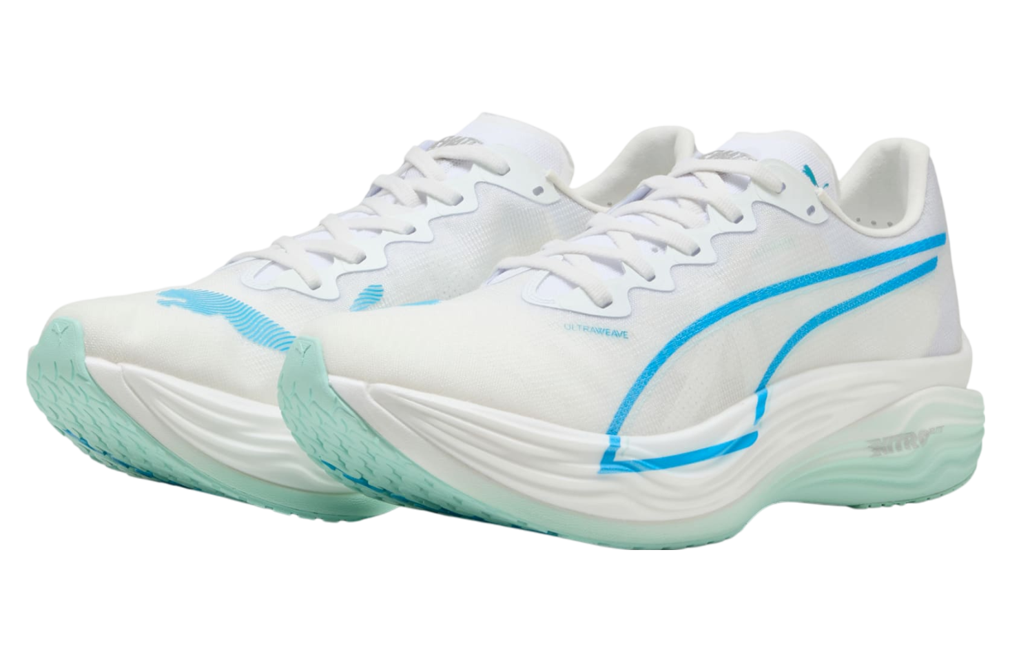 Puma Deviate Nitro Elite 3 White / Speed Blue