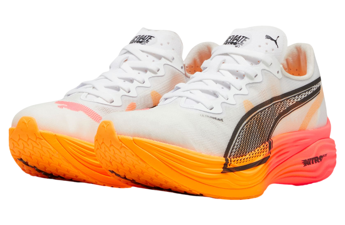 Puma Deviate Nitro Elite 3 White / Sunset Glow