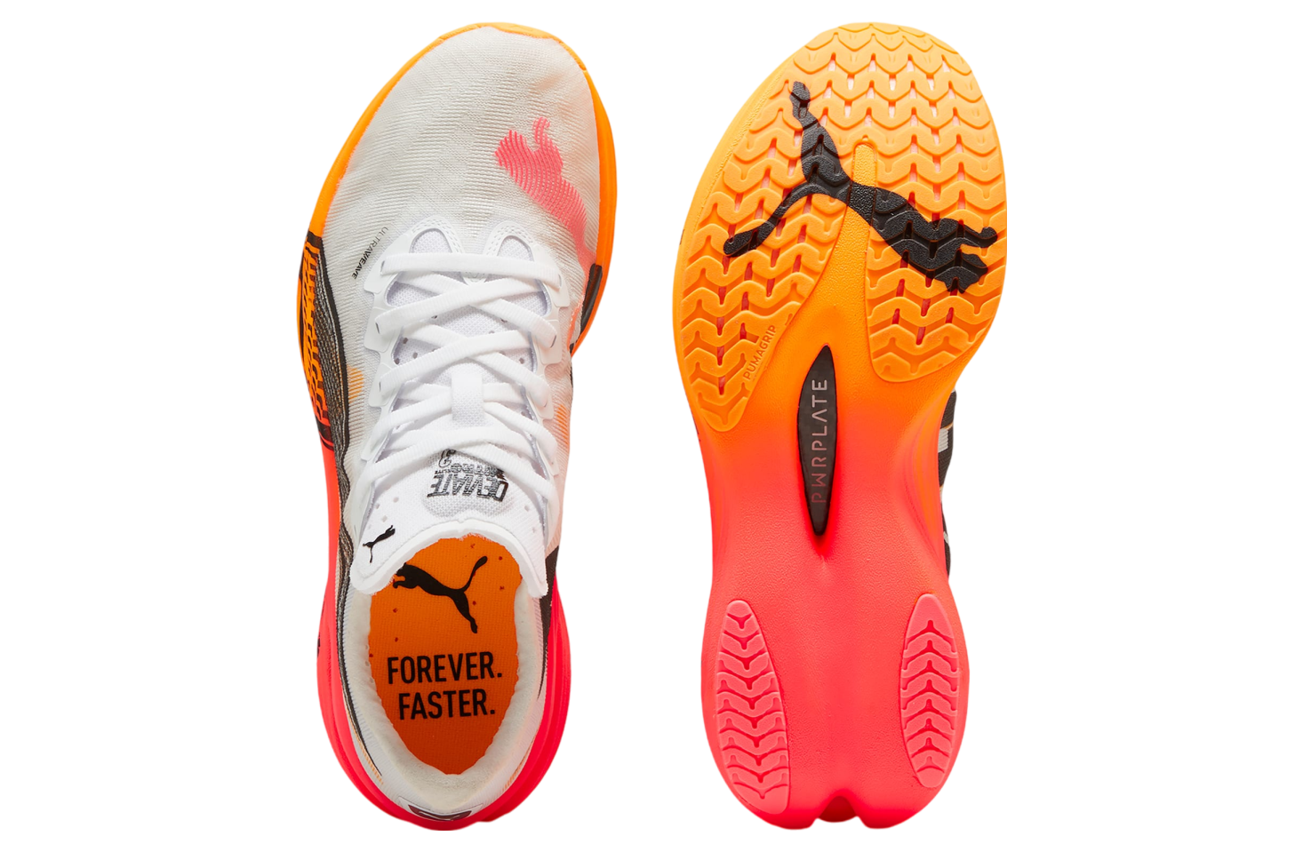 Puma Deviate Nitro Elite 3 White / Sunset Glow