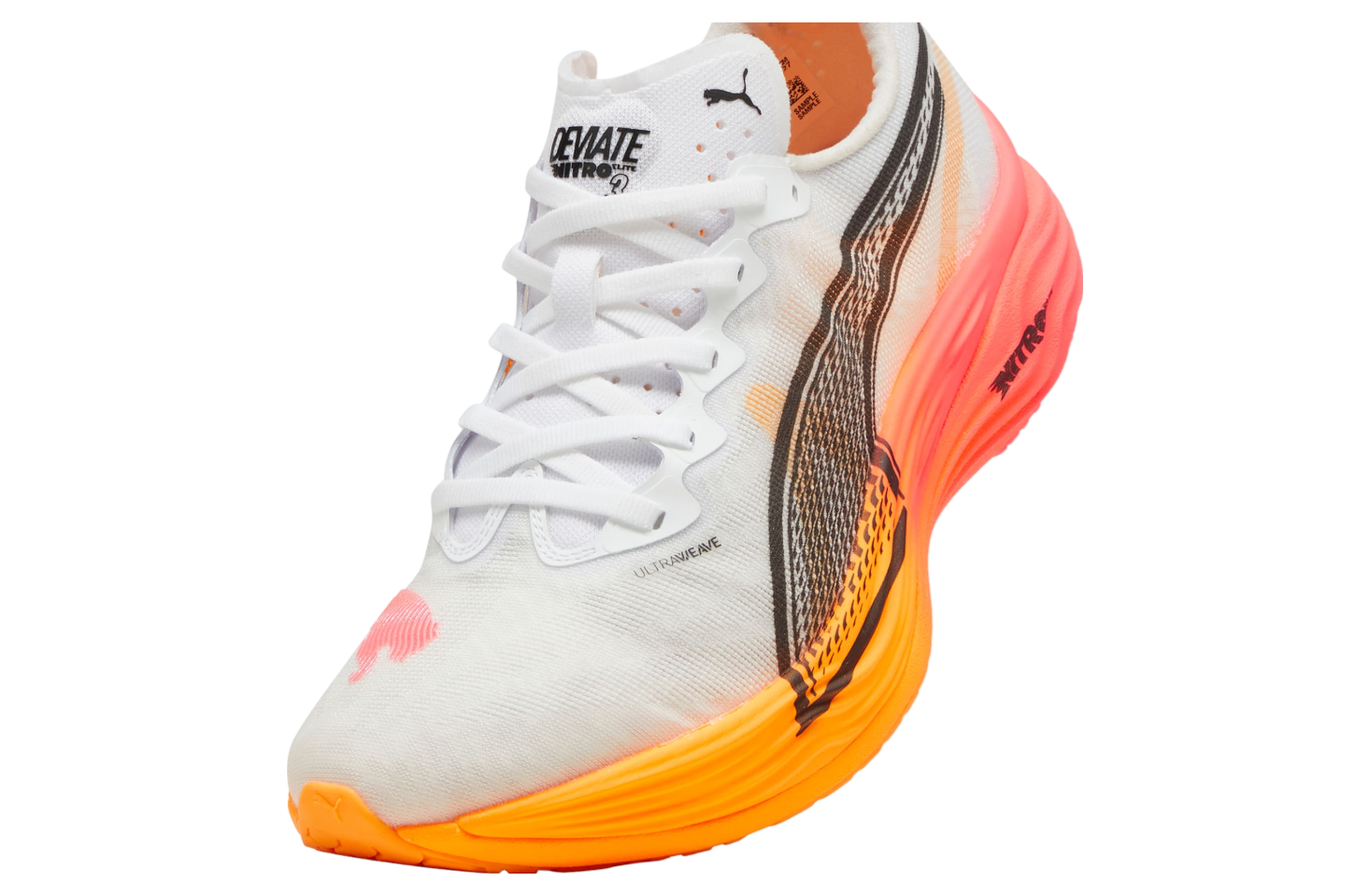 Puma Deviate Nitro Elite 3 White / Sunset Glow