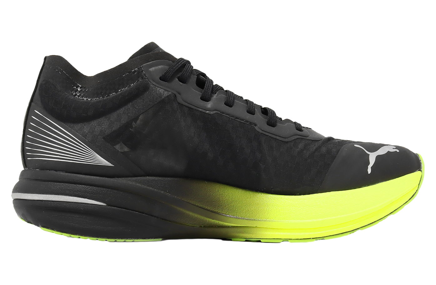 Puma Deviate Nitro Elite Carbon Black / Lime Squeeze