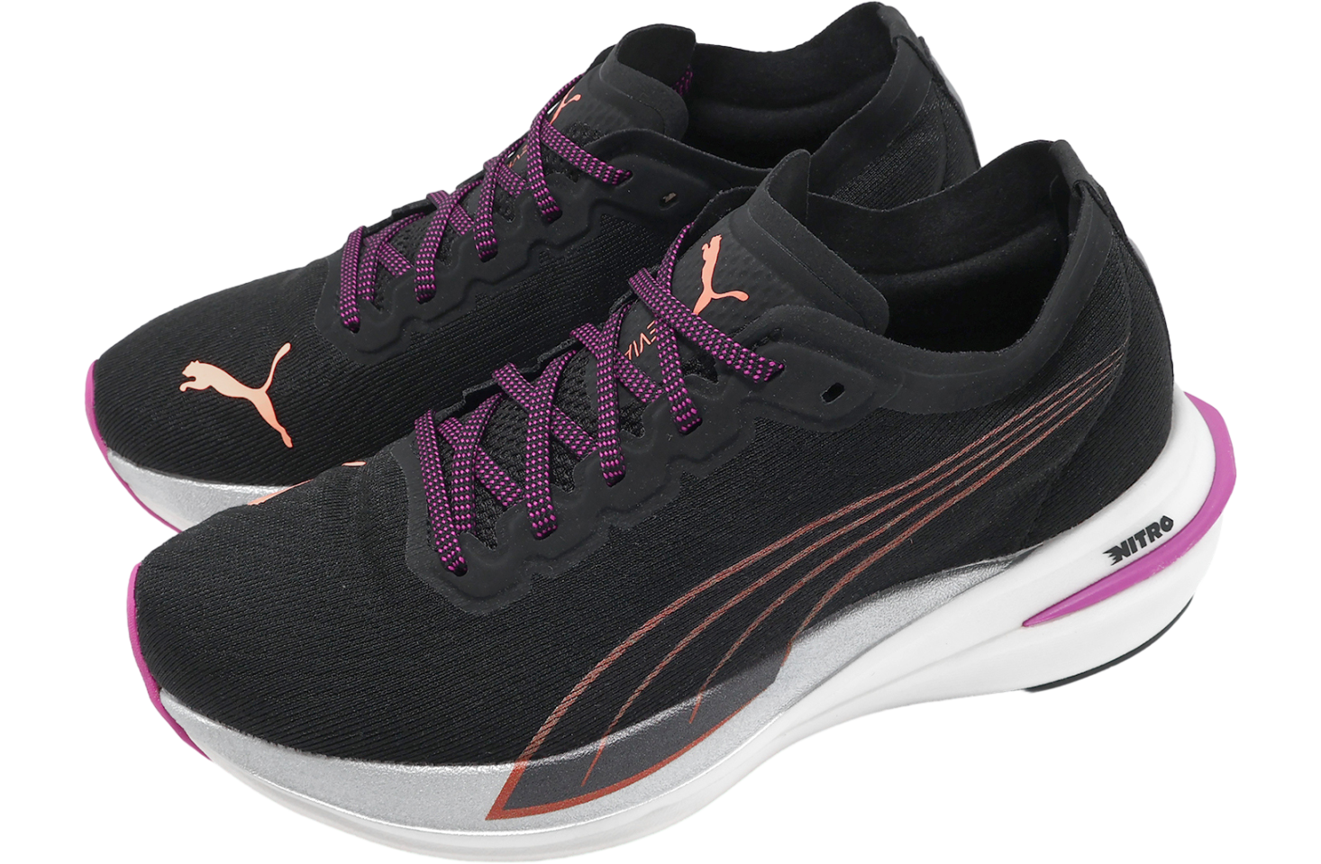 Puma Deviate Nitro WMNS Black / Neon Citrus