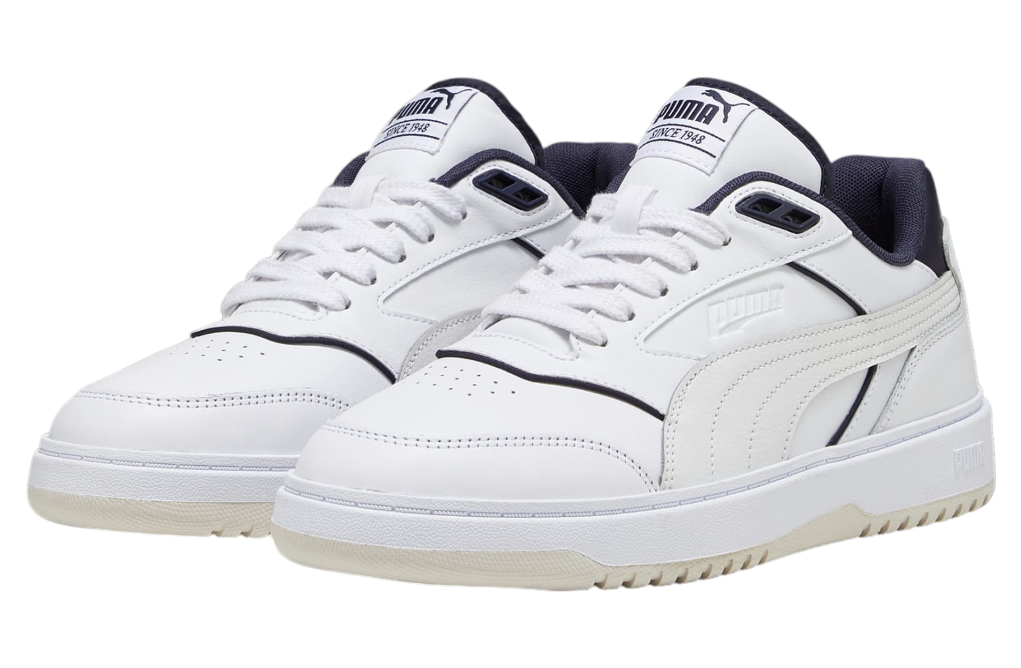 Puma Doublecourt White / New Navy