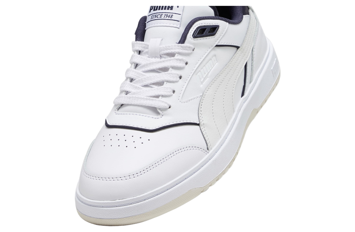 Puma Doublecourt White / New Navy