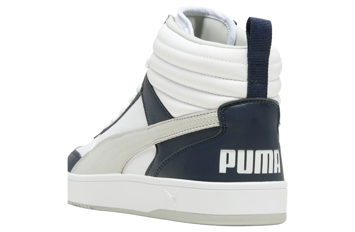 Puma Dribble Mid White / Ash Gray